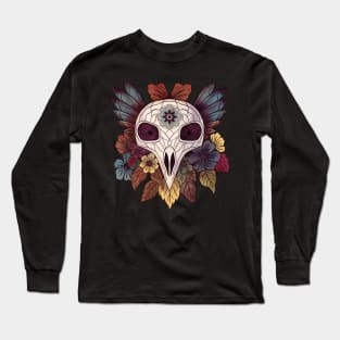 Bird skull Long Sleeve T-Shirt